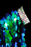 Mermaid Green Festival Sequin Bolero Jacket