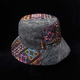 Grey Hill Tribe Festival Patchwork Bucket Hat | SHRINE HATS - SHRINE