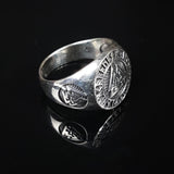 Viking Valknut Runes 925 Men's Silver Ring | SHRINE JEWELLERY - SHRINE